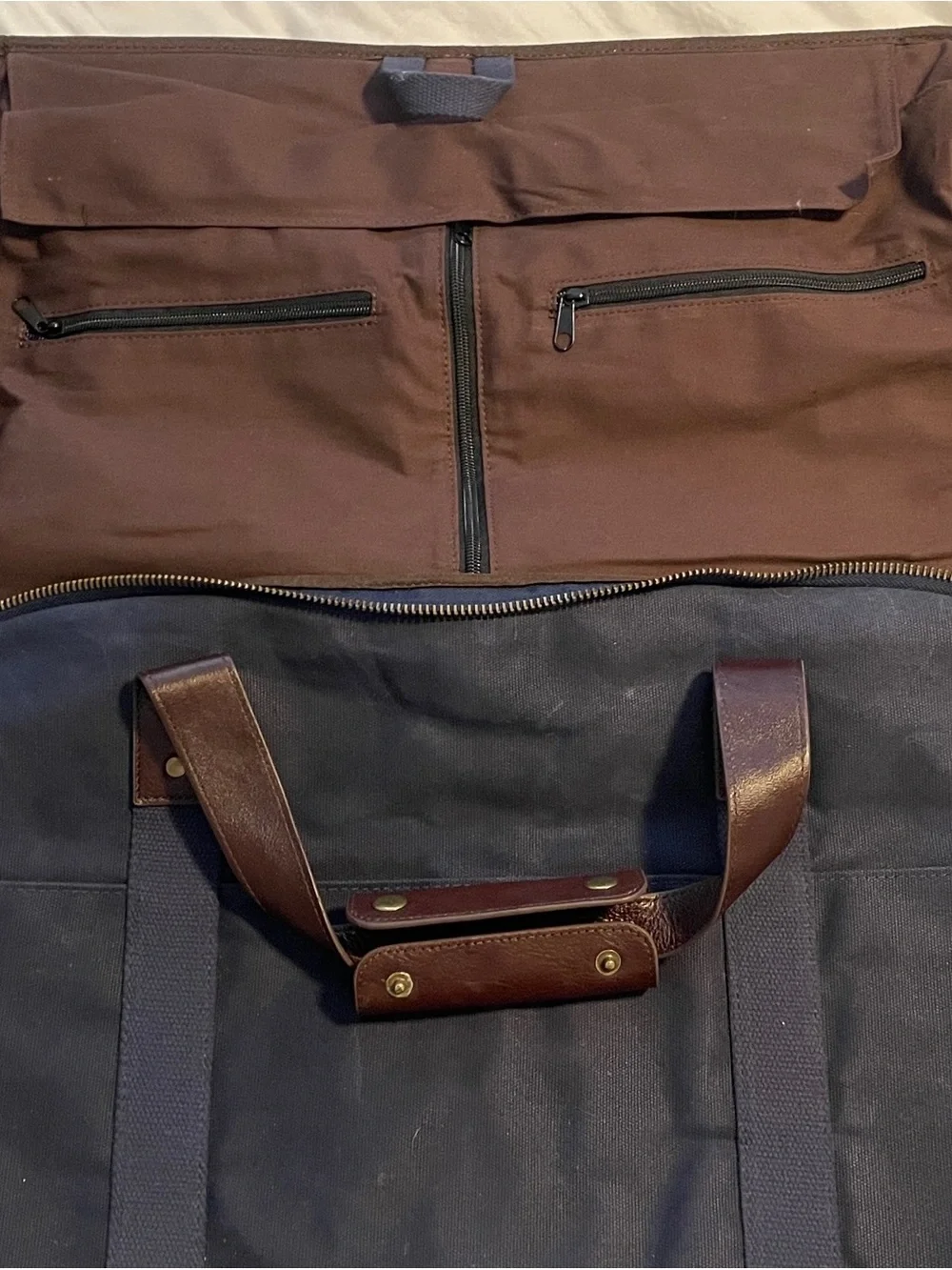 Waxed Canvas Convertible Garment from Land’s End